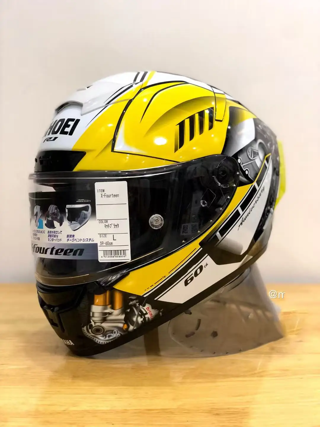 Full Face Motorcycle helmet X-14  X14 yellow HA  RIM 1 helmet Riding Motocross Racing Motobike Helmet Casco De Motocicleta