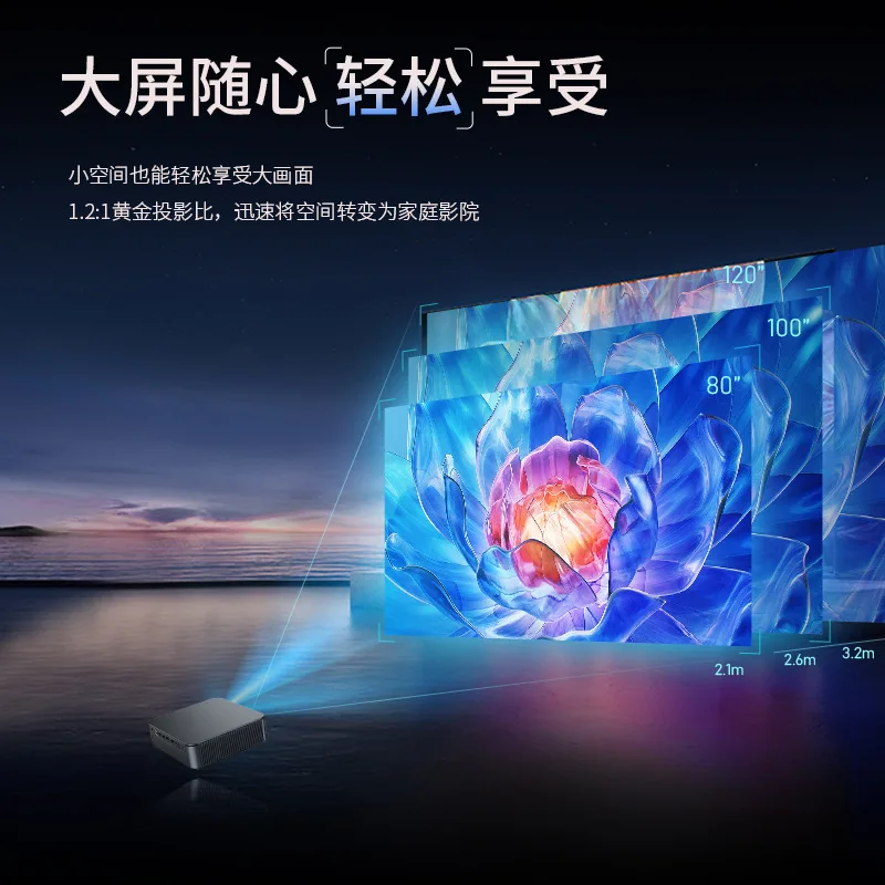 Teléfono móvil WIFI inalámbrico mismo proyector de pantalla