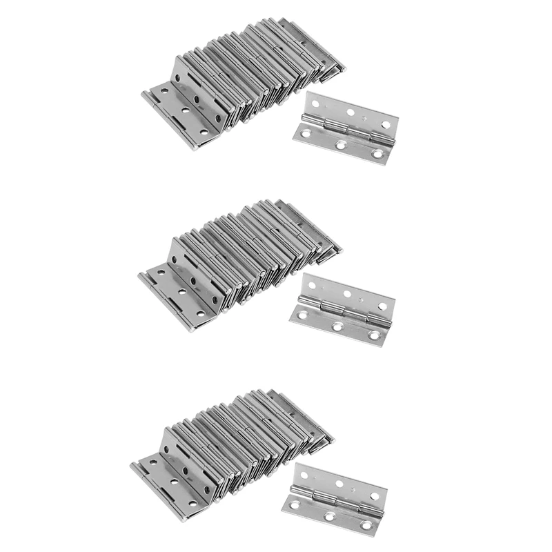 

ABSE-2.5 Inches Long 6 Mounting Holes Stainless Steel Butt Hinges 60 Pcs (Pack Of 60)