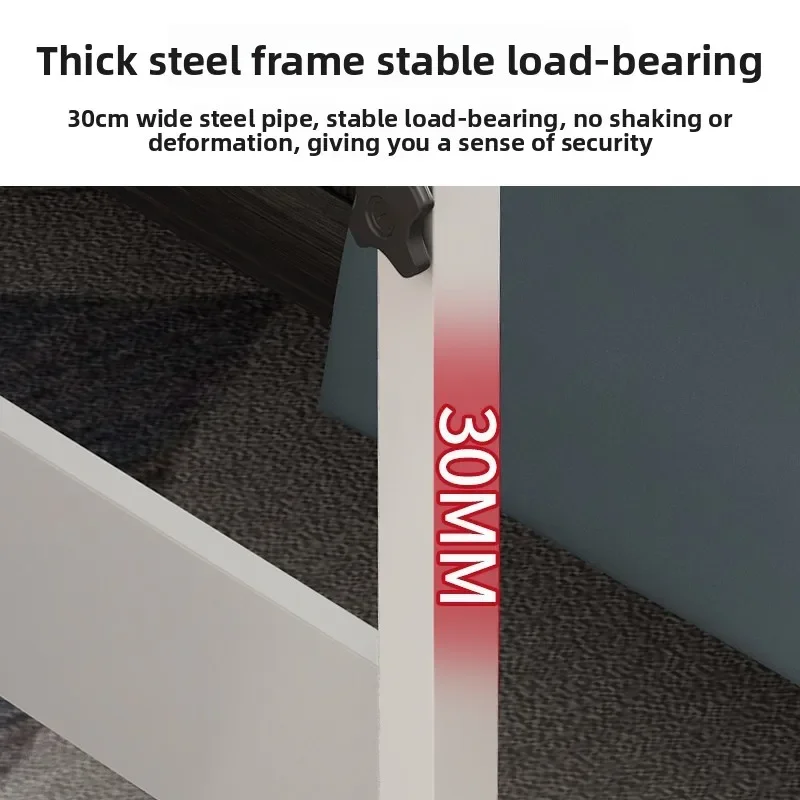 Folding table Standing office Small table with roller Movable lifting Simple bedside laptop computer desk