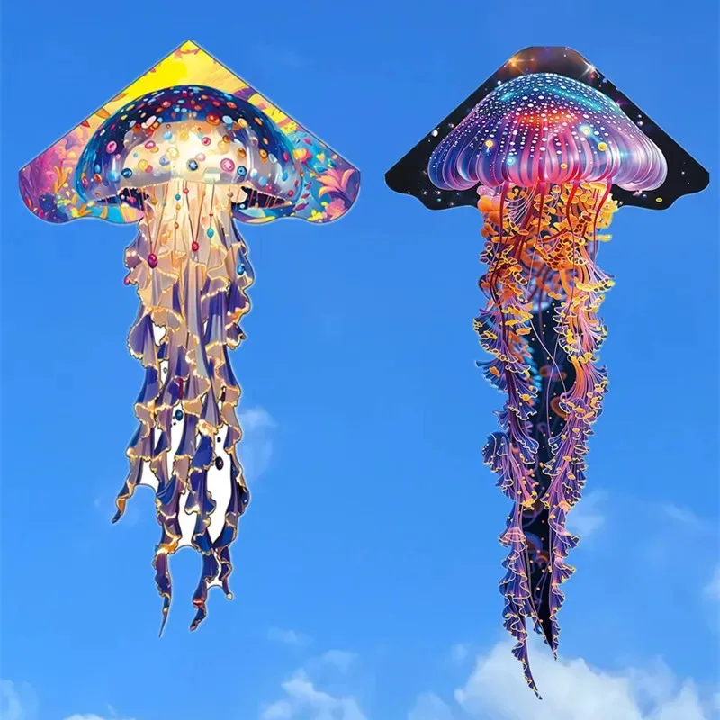 free shipping jellyfish kites for adults professional kites reel toys flying outdoor ripstop nylon Taming dragons kite boarding