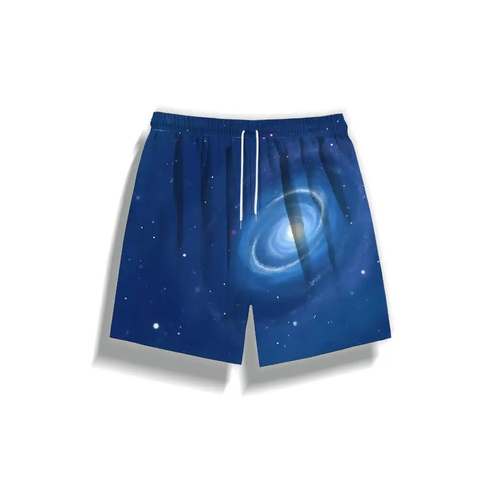 

1pcs Men's Short swim trunks2026 Summer 3D Printed Short sleeve Pants Men's clothes Breathable Quick drying running Polyester