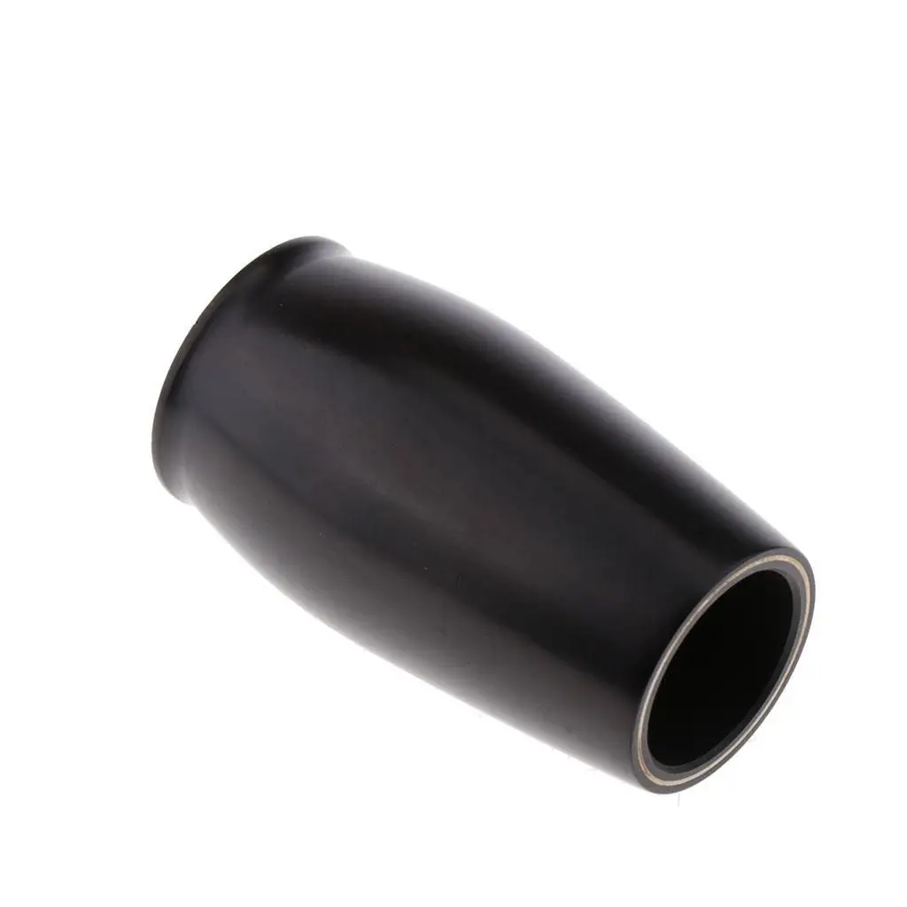 Ebony Clarinet Two Section Tube Bell Tuning Tube Clarinet Accs Parts 65x30mm