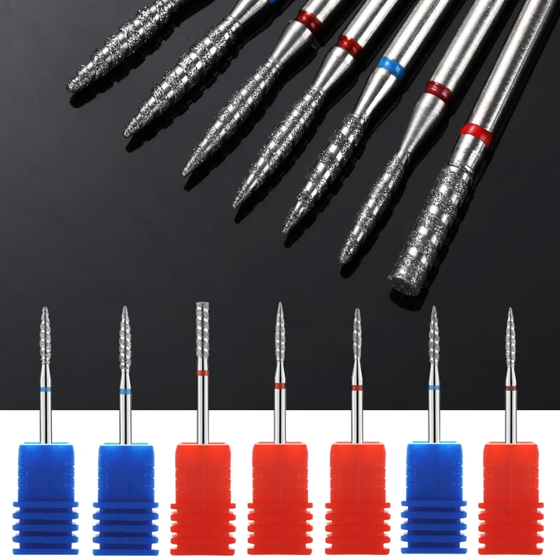 Tungsten Carbide Nail Drill Bit, Rodar Burr, Milling Nail Cutter Bits, Furadeira Elétrica para Manicure, Ferramentas Pedicure, 1Pc