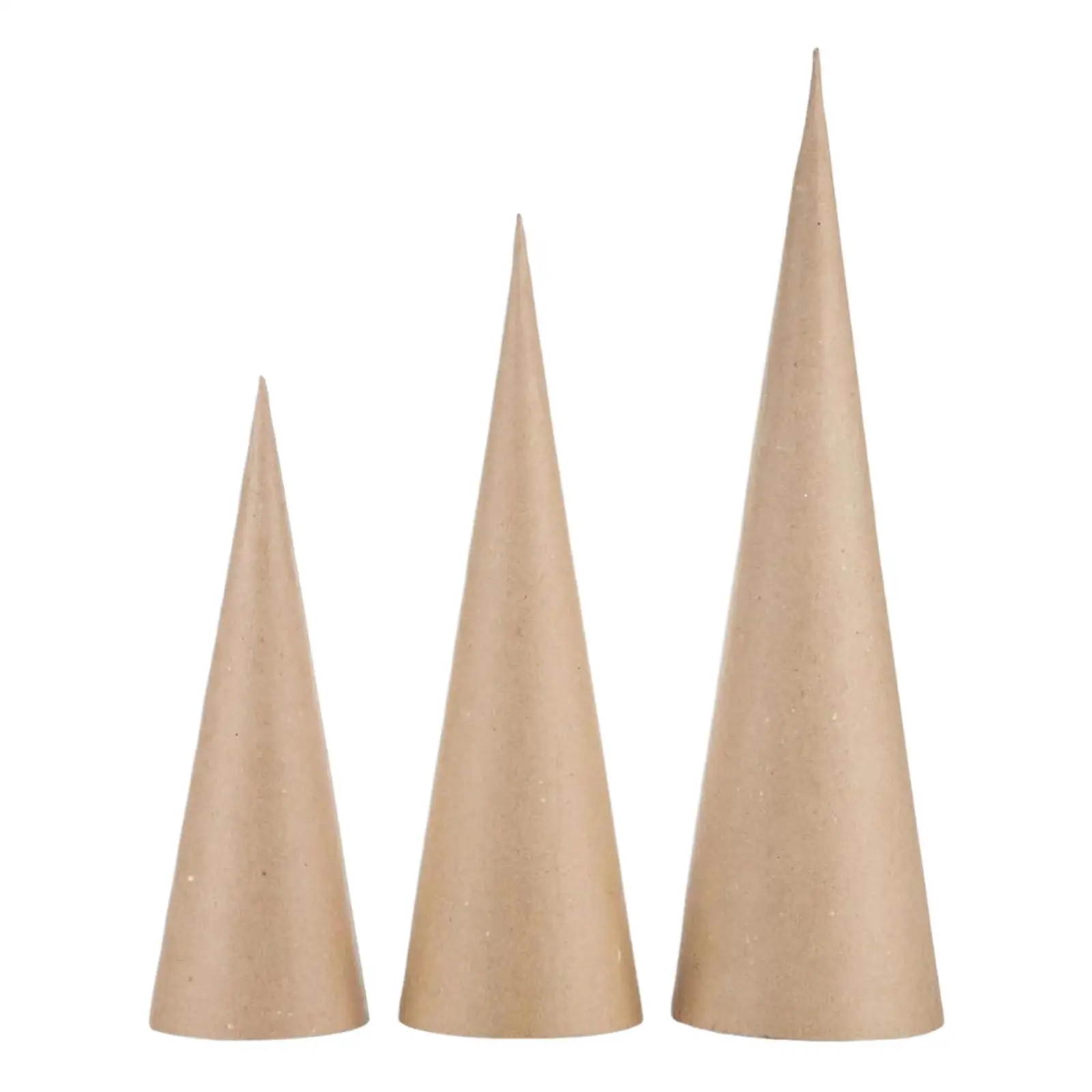 3X Paper Mache Cone…