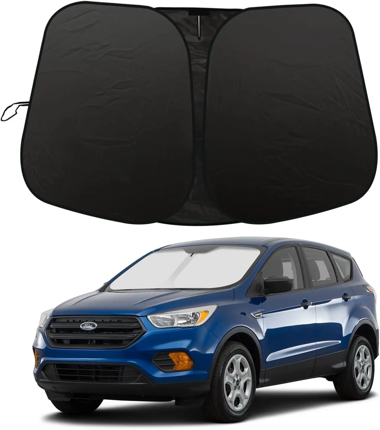 

Улучшенный складной солнцезащитный козырек на лобовое стекло для Ford Escape 2013-2019, сохраняет прохладу в салоне автомобиля