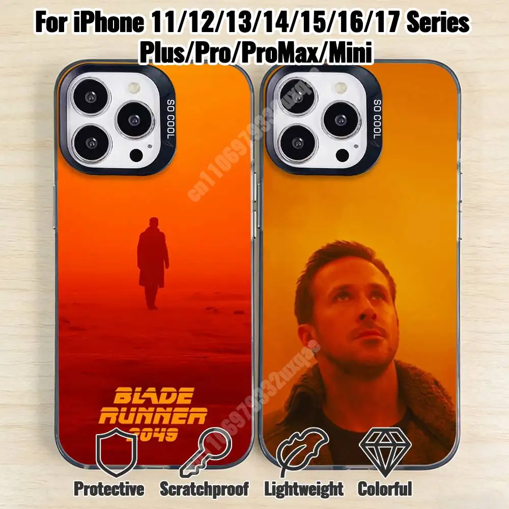 

B-Blade Runner-S 2049 Movie Phone Case for iPhone 17 16 15 Pro Plus 14 13 Max Mini 12 11 X XS Air TPU Bumper
