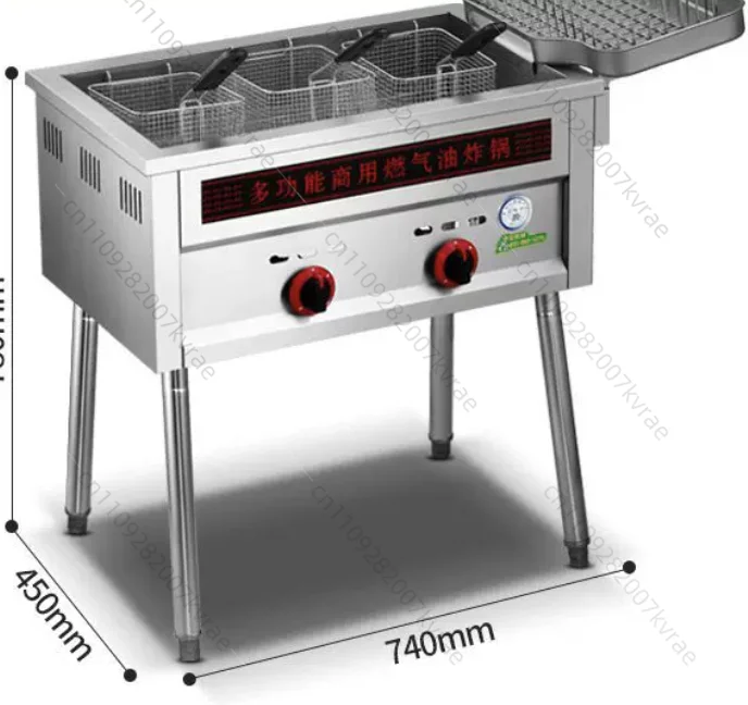 Fried fritters special pot stall commercial night market gas fryer fried string furnace potato tower