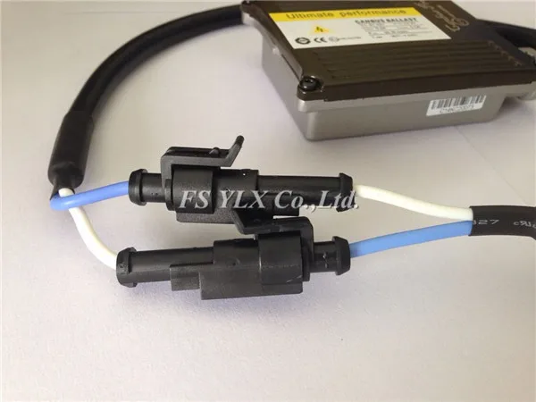 FSYLX 2pcs 100CM 1M HID Xenon Ballast Extension Wire Cable 35W 55W 75W 100W HID extension cable for h1 h3 h4 h7 h8