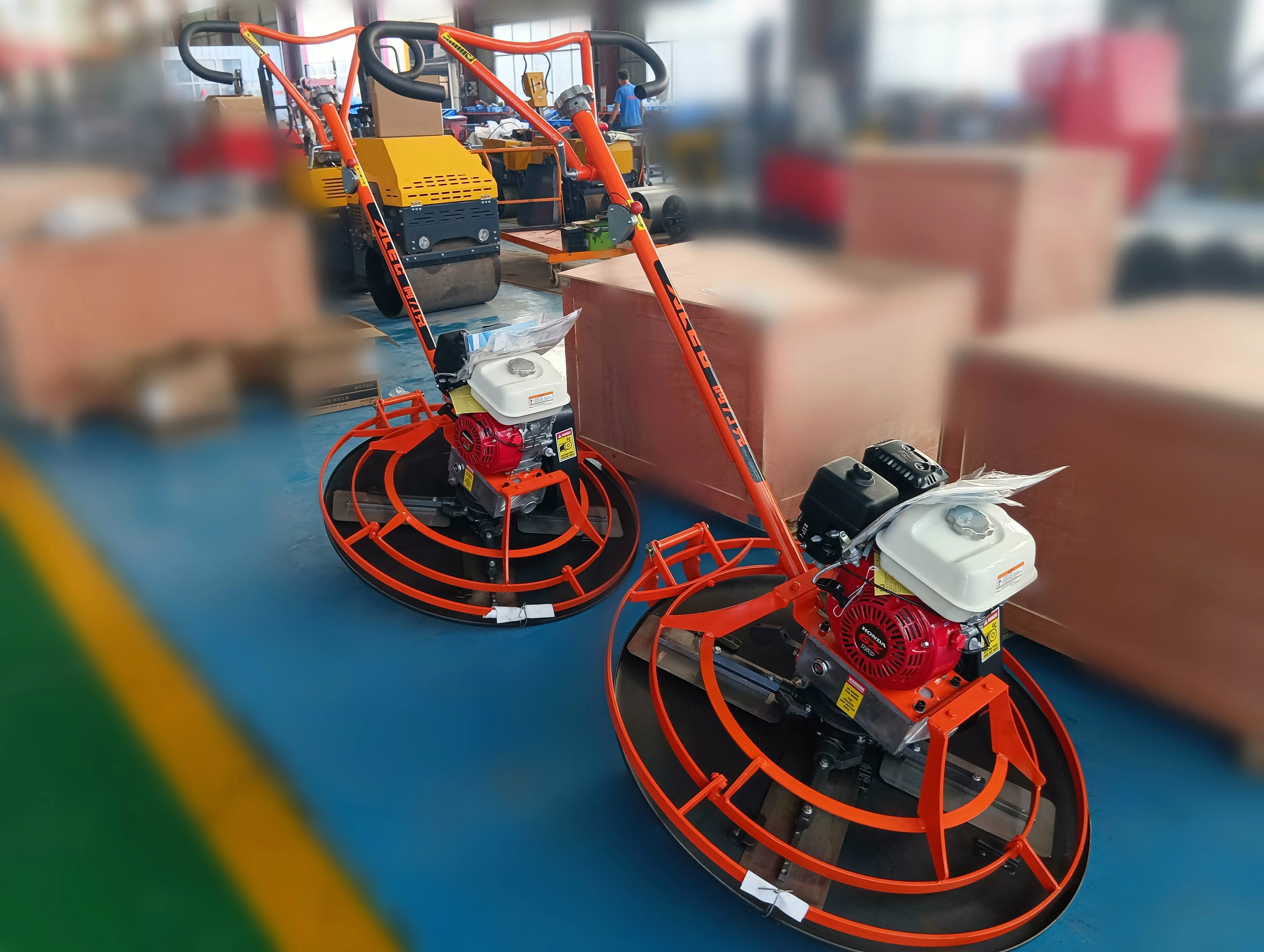 60cm 90cm 100cm Small Fuel Concrete Power Trowel Machine