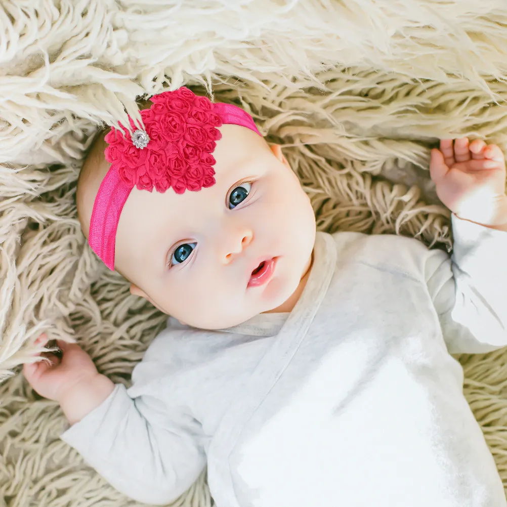 

Набор из 8 повязок для волос с сердечками и цветами, праздничные аксессуары для волос