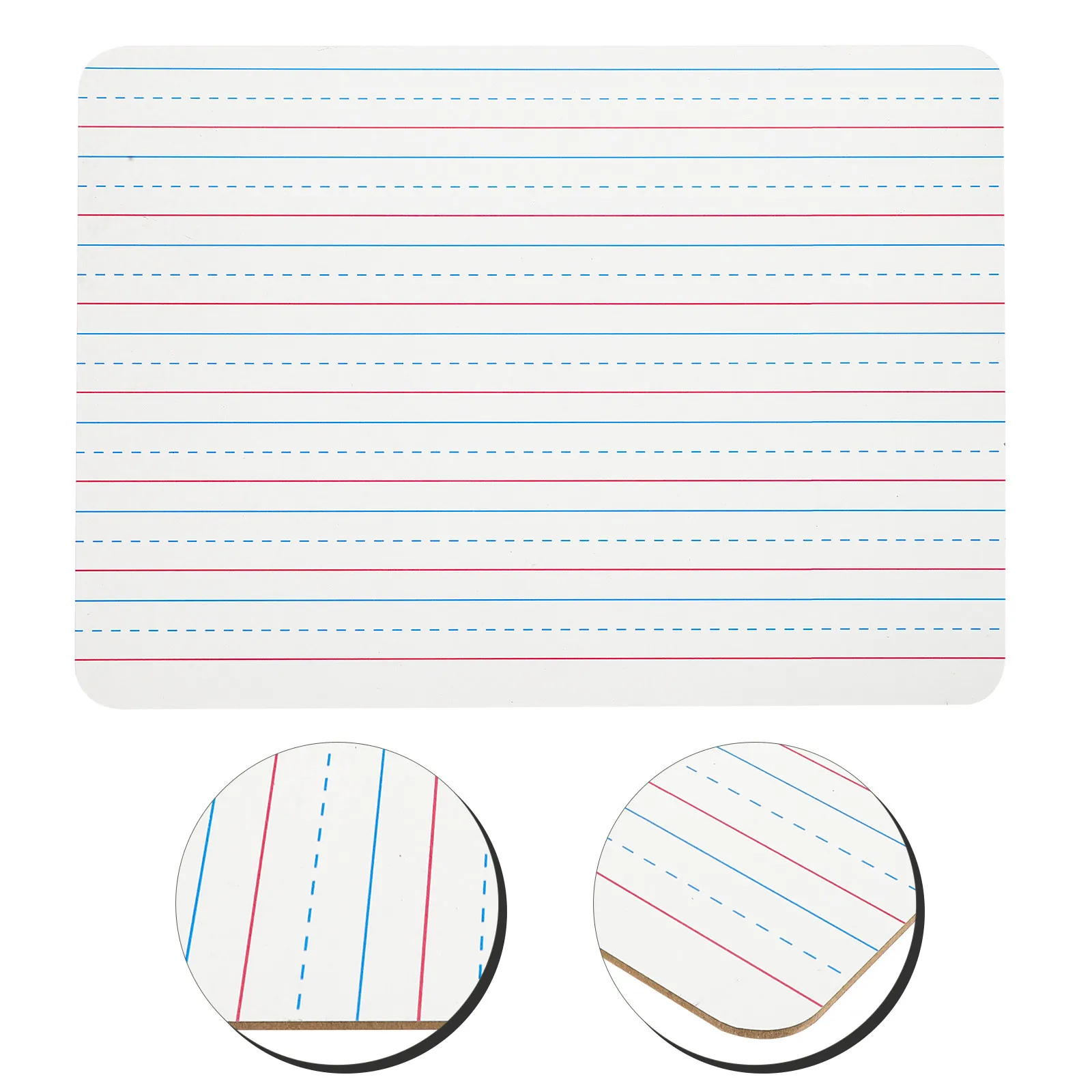 

Double Sided Whiteboard Small Dry Erase Board PVC Wood Sturdy Writing Drawing Board for Teens Educational Office Classroom Use