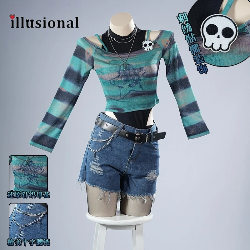 

illusional Anime Valorant Cosplay Costume sage daily Suit Women Halloweem Costumes