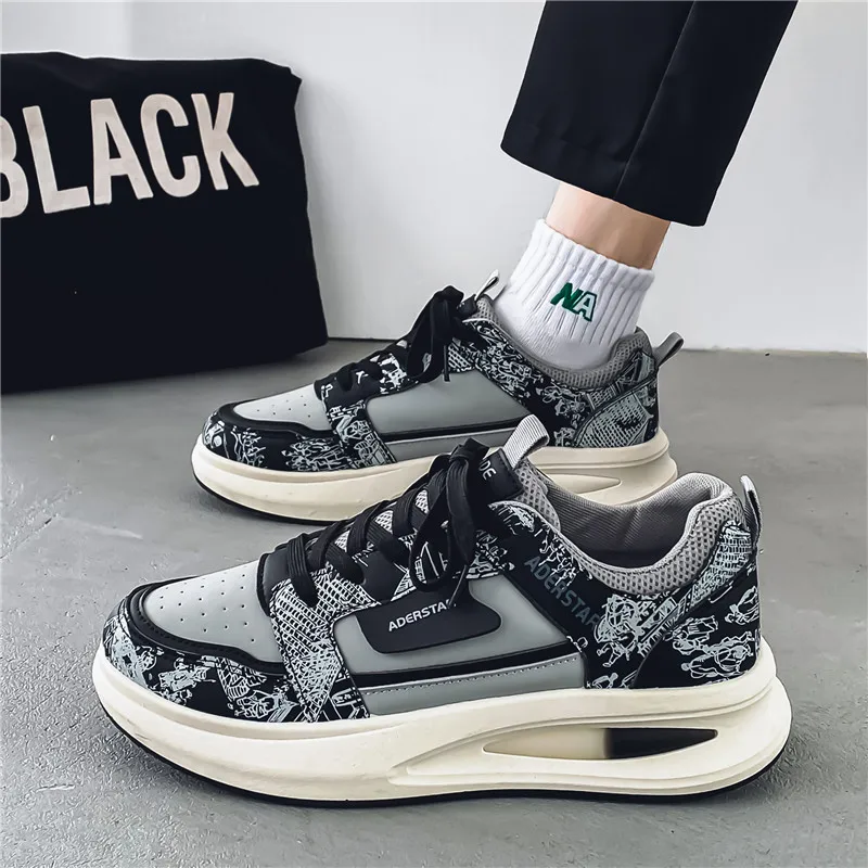 

2025 New Dissolved Shoes Canvas Shoes for Male Students Sports and Leisure Men's Shoes Versatile Board Shoes