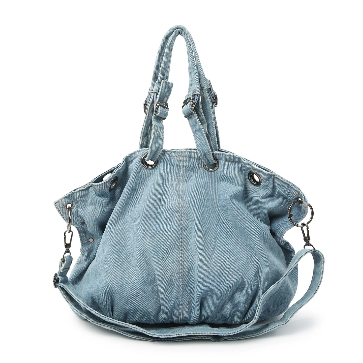 

Джинсовая женская сумка большой вместимости, новинка 2026 года, повседневная, из денима, женская сумка через плечо, кроссбоди, дамская сумка-тоут, Sac A Main, Bolsos, синяя