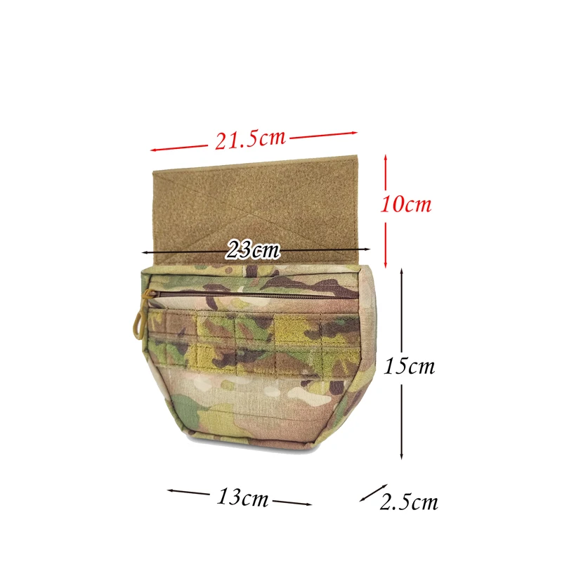 التكتيكية قطرة أسفل الحقيبة متعددة حدبة الصدر تلاعب حزمة مراوح لوحة الناقل حقيبة سترة EDC مول النثرية تخزين حقيبة البطن والعتاد #3