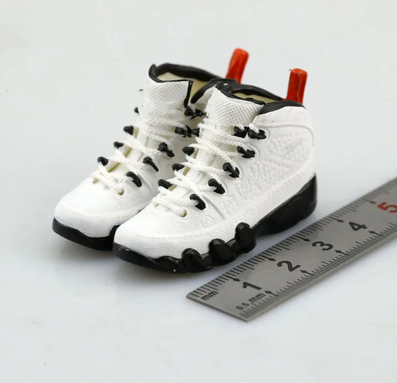 1/6 Scale Fashion Soldier Shoes Mini Sneakers Hollow Basketball Sport Shoes Model for 12 inches Action Figure