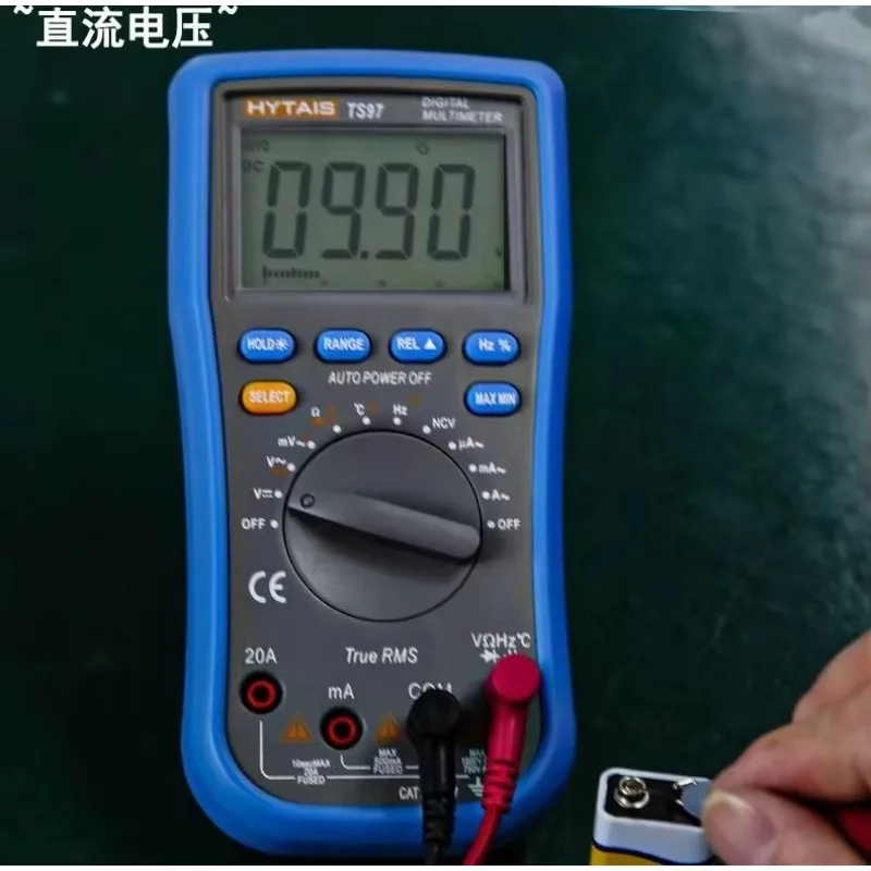 Цифровой мультиметр TS97, автоматический диапазон, истинное среднеквадратичное значение, 4000 отсчетов, измеритель сопротивления, емкости, напряжения и тока