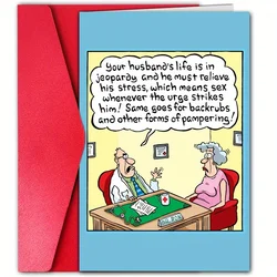 1pc, funny birthday card, funny birthday card for her, interesting card, creative birthday card, happy birthday card for friend