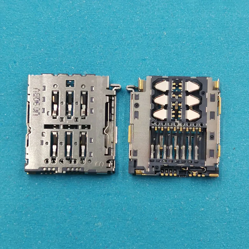 

2Pcs Reader Sim Card Socket For Samsung Galaxy S20FE S20 FE 5G G7810 G781 A80 A805 A805F A90 A905 Slot Tray Holder Connector