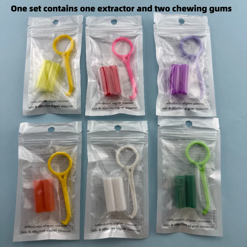 70 Stuks/60Sets/30Sets Tandheelkundige Stick Orthodontische Bite Aligner Chewies Siliconen Tanden Stick Bite Tand Chew Aligners Dentis Beugels