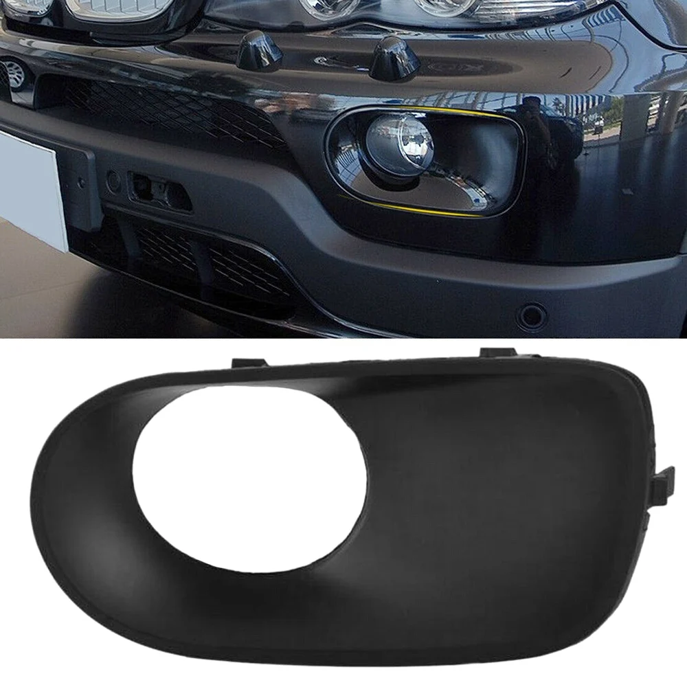 1Pc Left Front Bumper Cover Fog Light Trim Bezel Grill for-BMW X5 E53 2003-2006 51117129299