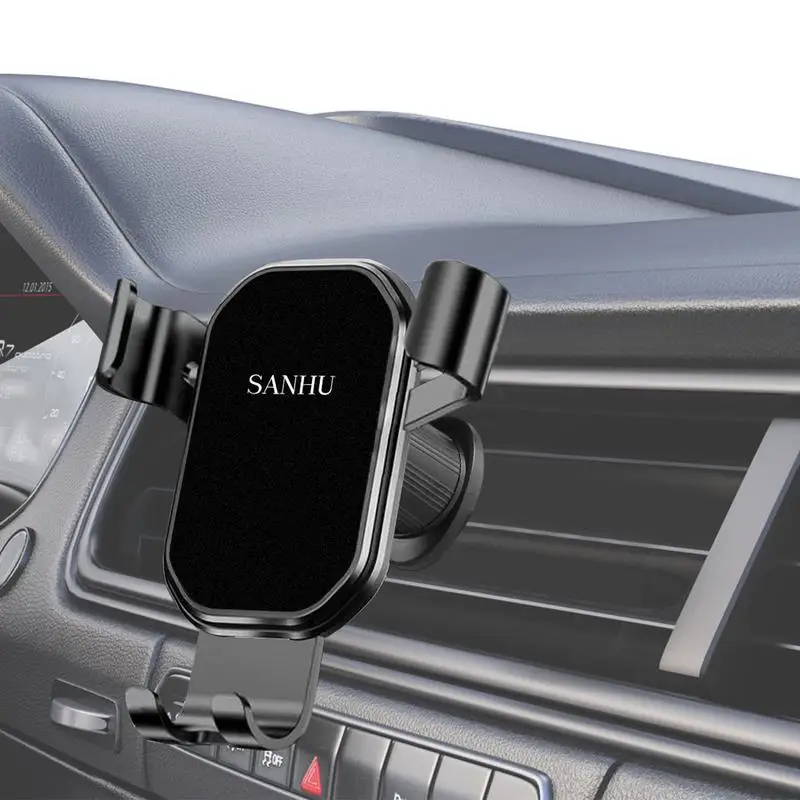 Mobile Phone Holder For Vehicle Vent Gravity-Sensitive Phone Stand With Automatic Clamping Road Trip Essentials For Caravan SUV