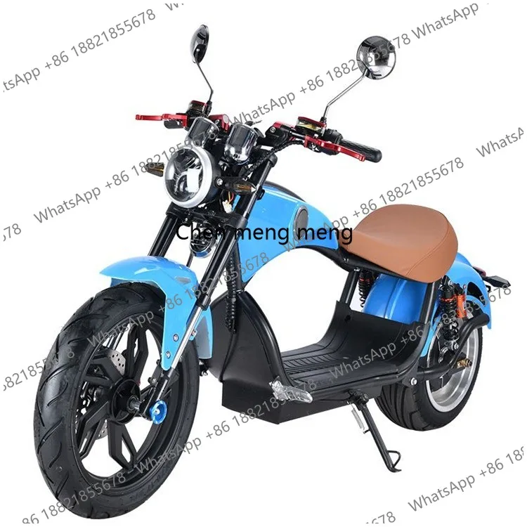 

New Electric Motorcycle Adult 3000W60V30AH Removable Lithium Battery Off-road Mountain Fat Tire Double Seat Electric