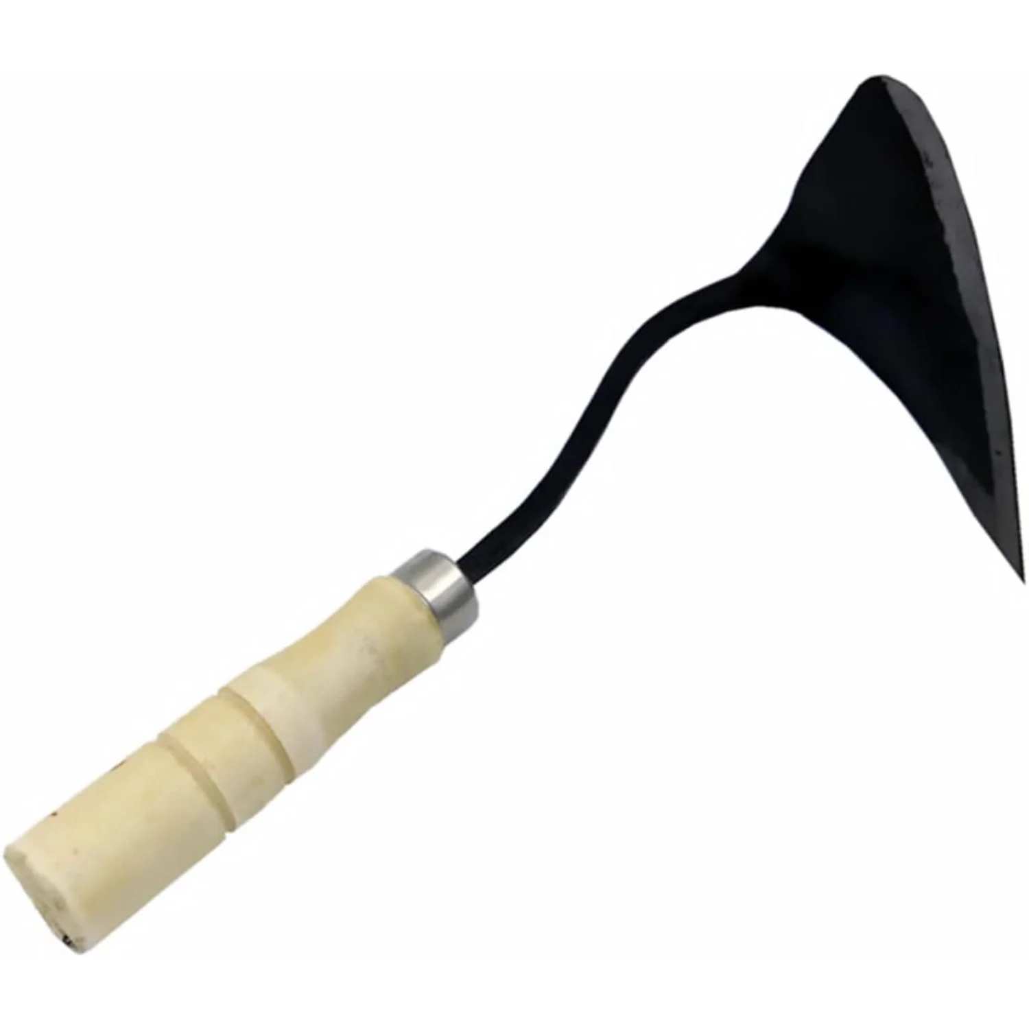 Crooked Triangular Pick Dig Soil Tools for Gardening Handle Hoe Transplanting Pickaxe Fork Hoe Wood Digging