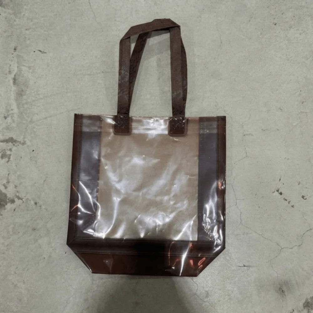 Bolsas de Mano Transparentes de PVC Resistentes al Agua para el Festival del Rociado de Agua, Bolsas Reutilizables de PVC para Tiendas de Ropa