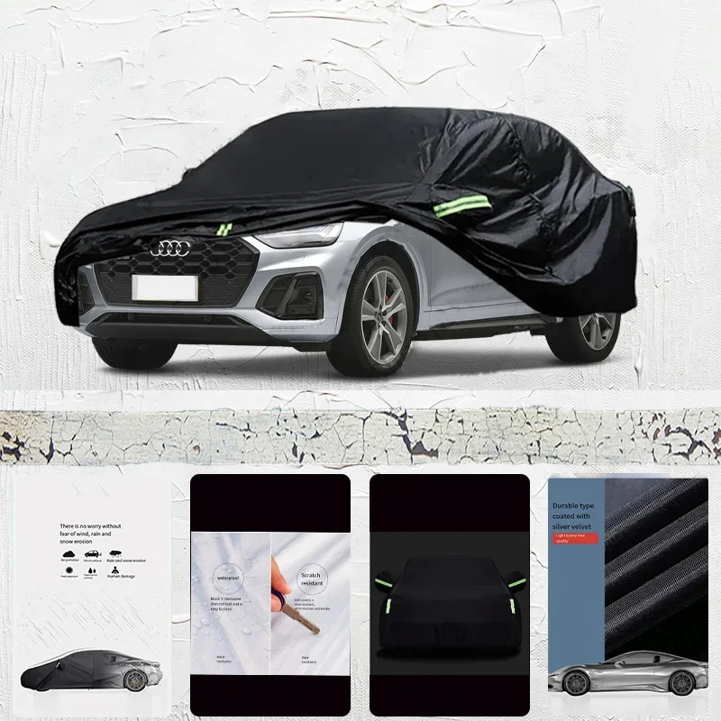 

For-Audi-SQ5-Fit-Outdoor-Protection-Full-Car-Covers-210T-Snow-Cover-Sunshade-Waterproof-Dustproof-Ex