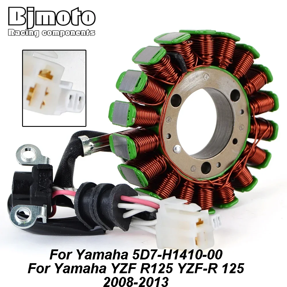 

Motorcycle Generator Stator Coil For Yamaha YZF R125 YZF-R 125 2008 2009 2010 2011 2012 2013 5D7-H1410-00