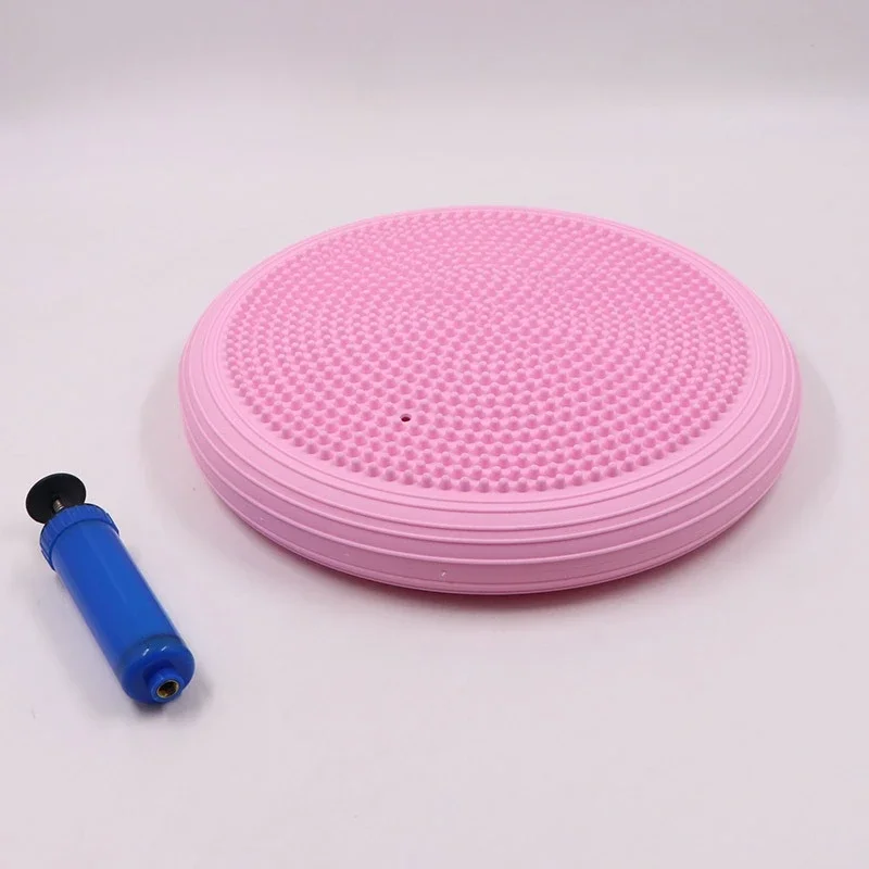 2025 سميكة واقية من الانفجار اليوغا سجادة قابلة للنفخ التوازن الكرة اليوغا التوازن حصيرة تدليك وسادة مقعد التوازن المدرب #3