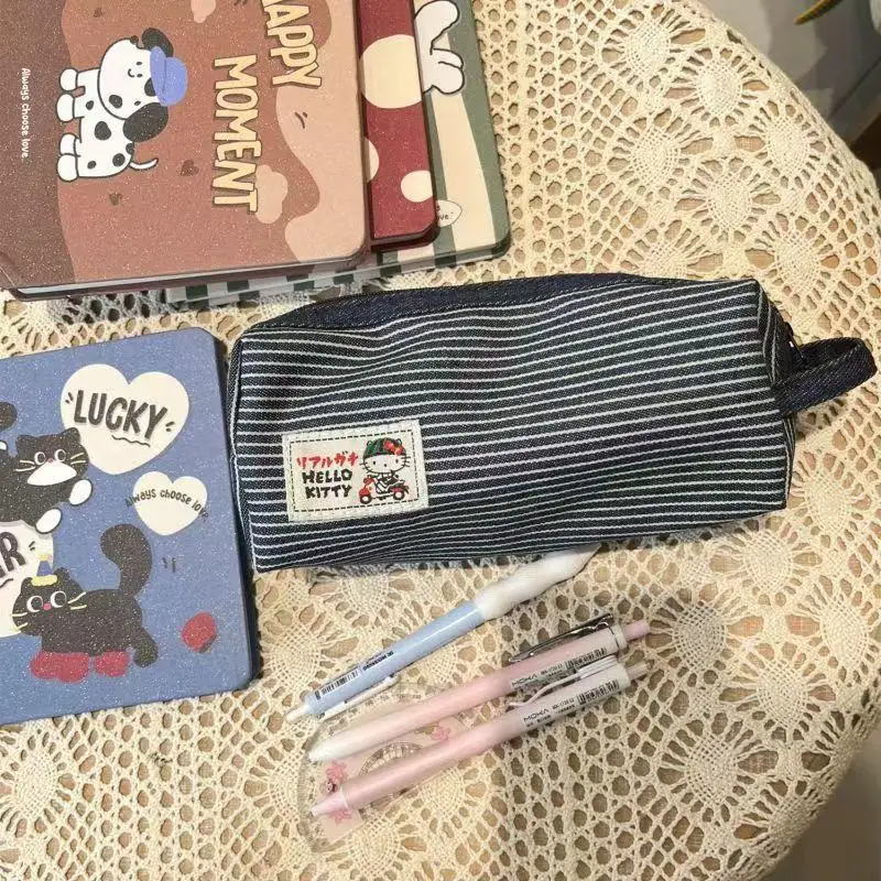 حقيبة مكياج كاوبوي الربط كيتي كات ذات سعة كبيرة لأحمر الشفاه وسماعة الأذن ومحفظة ركاب محمولة #6