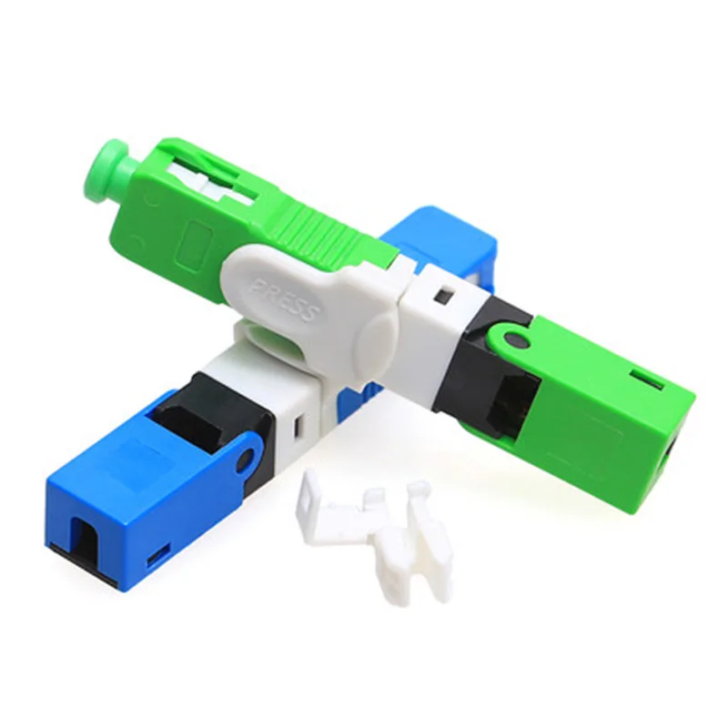 FTTH ESC250D SC APC & SC UPC Single-Mode Fiber Optic Quick Connector Embedded FTTH SM Optic Fast Connector SC Connector