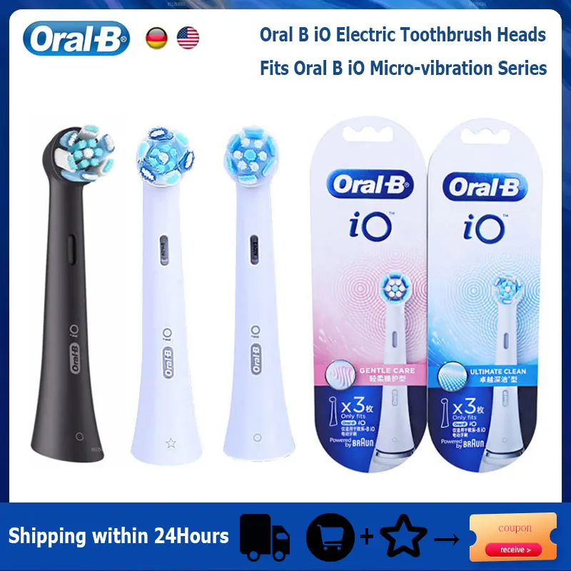 Oral-B iO Electric Toothbrush Heads Refill Gentle Clean Ultimate Clean Replacement Tooth Brush Heads for Oral B IO7 IO8 IO9