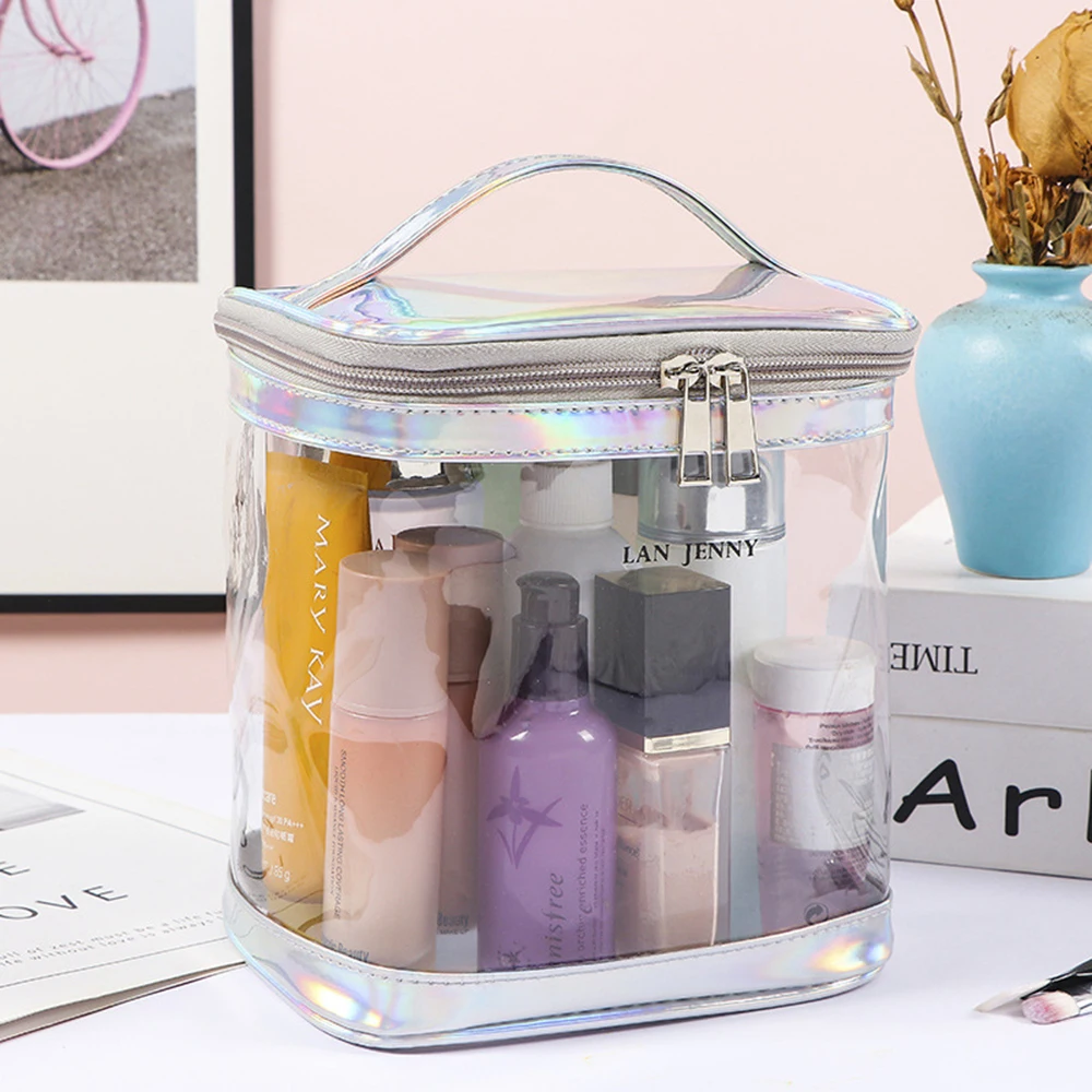 Şeffaf PVC Makyaj Çantası, Sap - Toiletry Bag Tsa incelemesi ve fiyatı