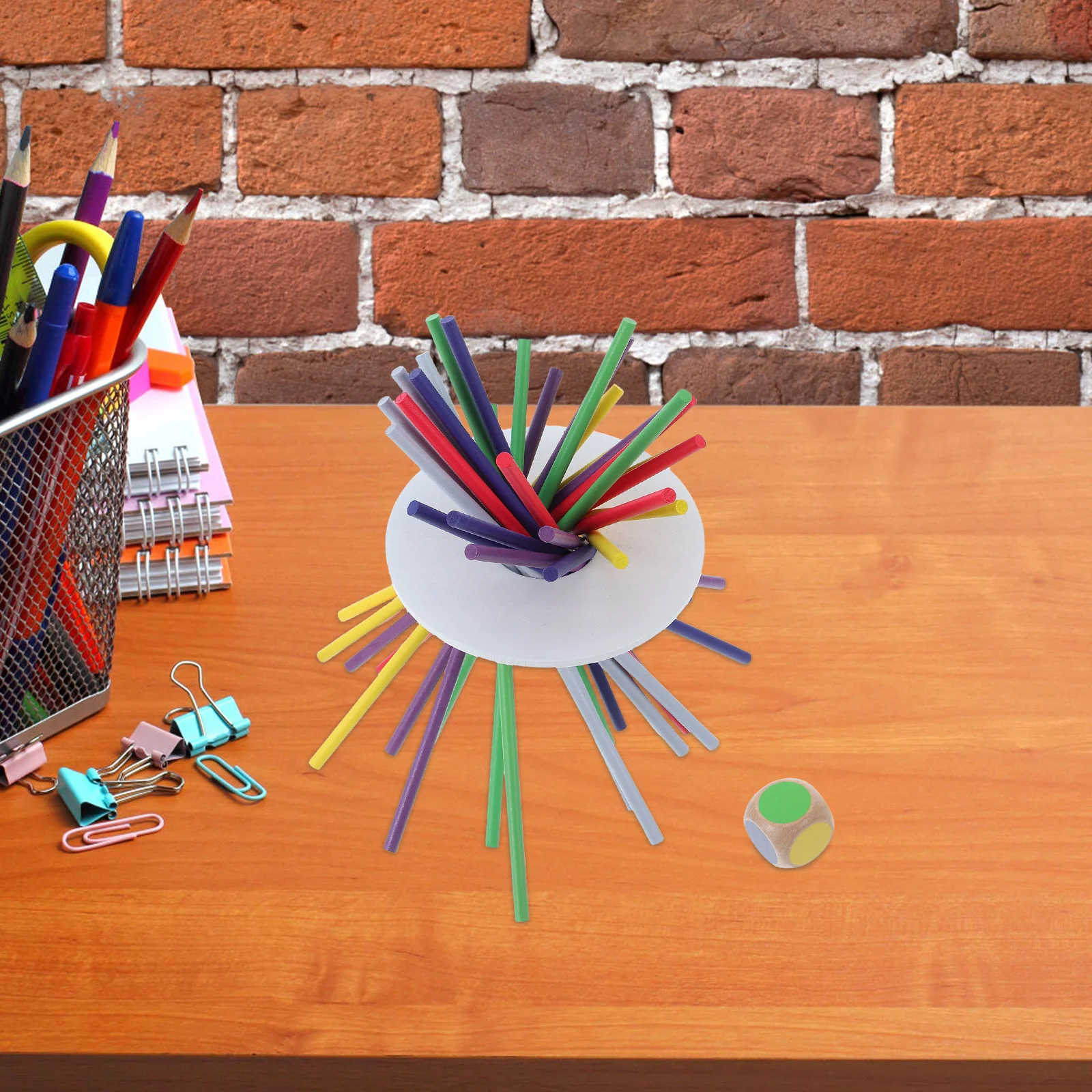 1 set 1 set gioco di bastoncini di equilibrio in legno Montessori colorato per bambini gioco di apprendimento per feste in famiglia gioco di impilare la coordinazione occhio-mano