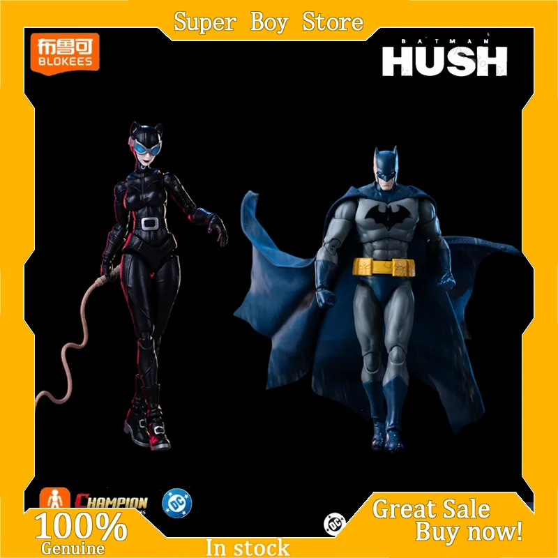New Blokees Batman Hush Catwoman Building Block Figure Dc Super Hero Assembled Model Toy Collectible Desktop Decoration Gift