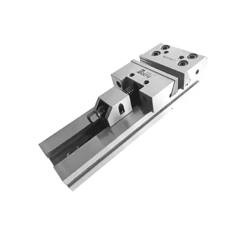 High Precision CNC Milling Machine Vice Hardened Steel Jaws Reliable Clamping Fixture for Numerical Control Machining Center