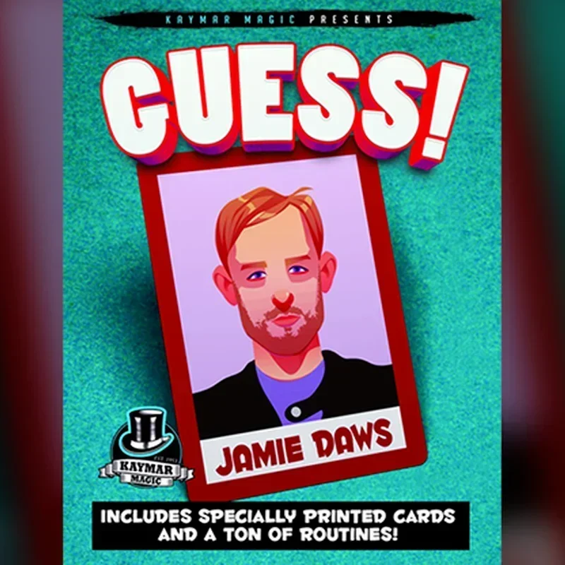 ジェイミー・ダウズによるゲス クローズアップ マジック トリック カード マジシャンの小道具 ギミック イリュージョン アクセサリー パフォーマー用