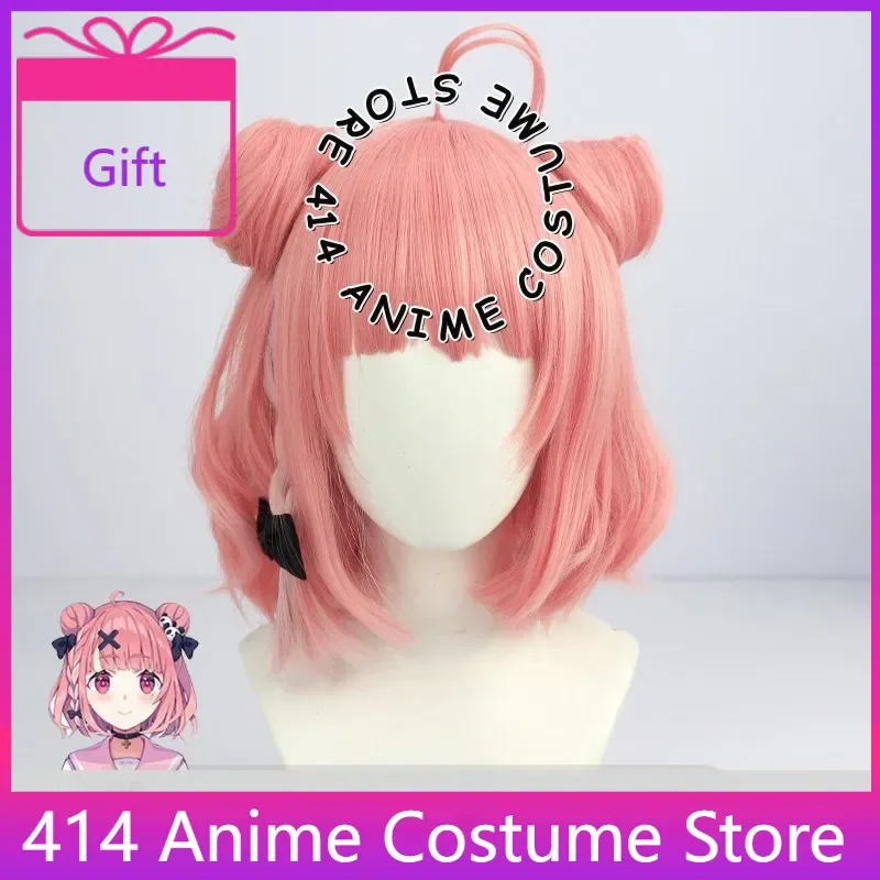 

Sasaki Saku Cosplay Wig Anime Nijisanji VTuber Panda Uniform 3rd Characters Party Wigs Role Play Costume Prop Synthetic Hair