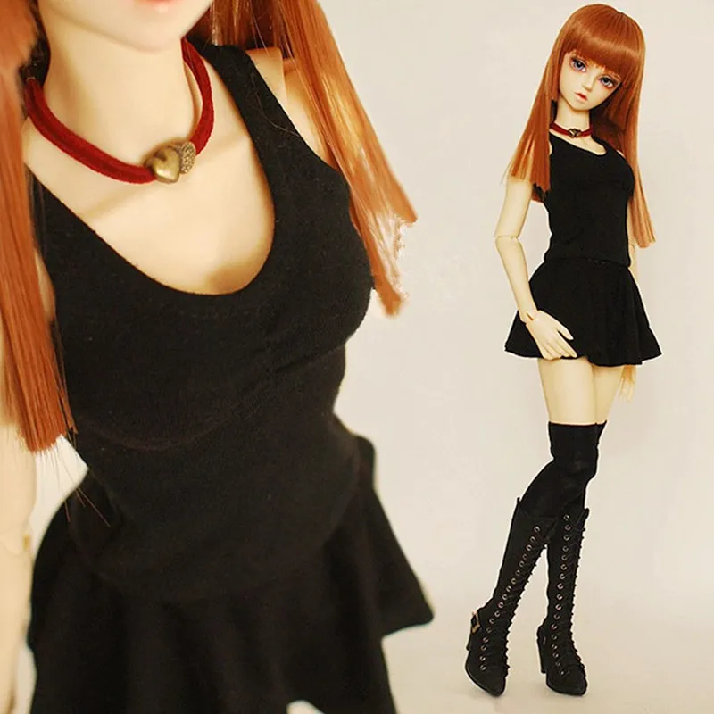 

Sexy Vest+Skirt Suit( 2pcs) For BJD 1/4 1/3 SD16 Doll Clothes Custom CWB54