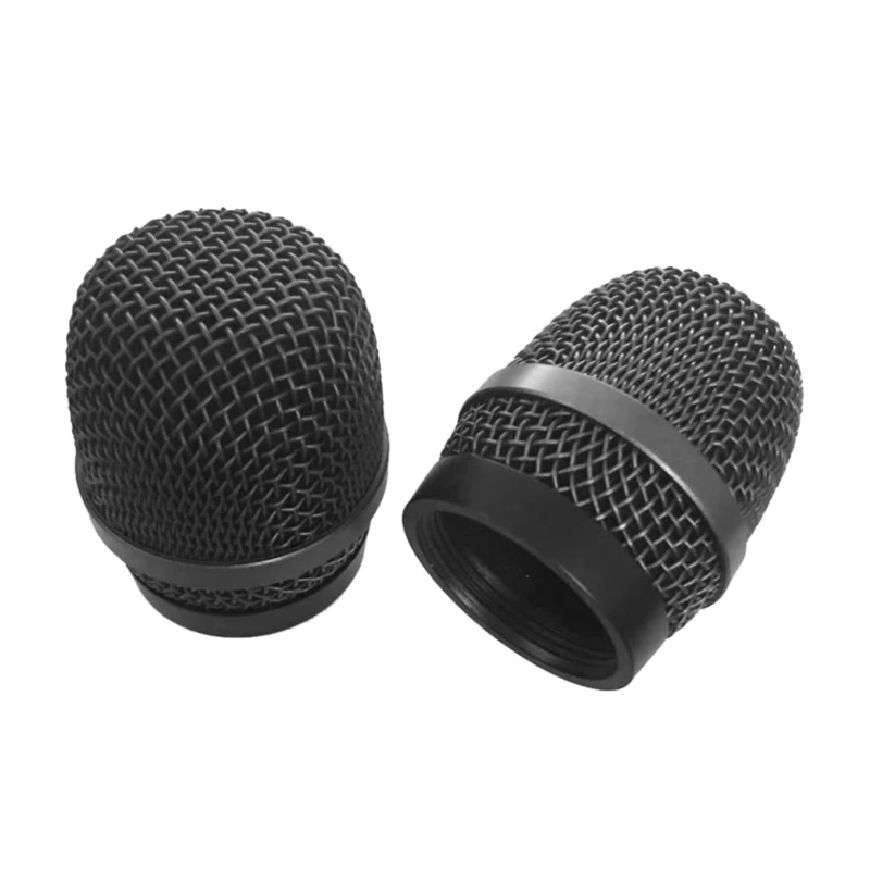 Built-in Foam Windscreen Harden Steel Mesh Microphone Grilles for Sennheiser E835 E845 Mic Accessories Replacement Metal Grille