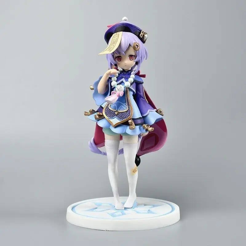 23CM Genshin Impact Figures Anime Game Peripheral Qiqi Premium Edition Hand-made Model Crafts Ornaments Children's Toys For Gift