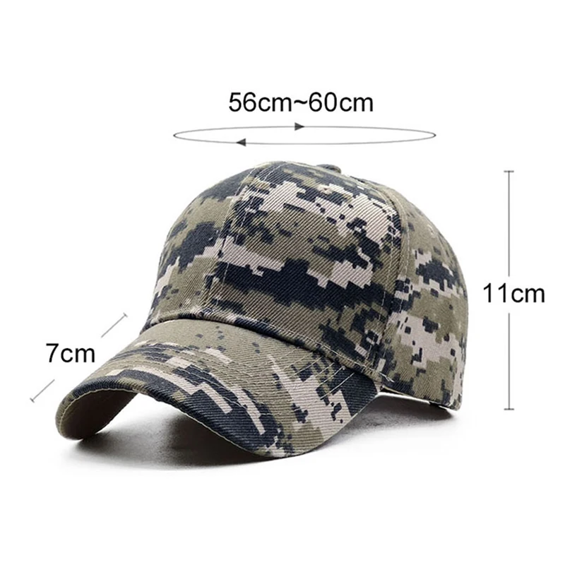 Mannen Baseball Caps Leger Tactische Camouflage Cap Outdoor Jungle Jacht Snapback Hoed Voor Vrouwen Bone Vader Hoed