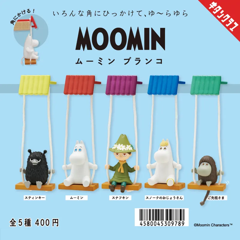 Оригинальные 5 шт. Gashapon Snufkin Moomin аниме фигурки игрушки для детей подарок Коллекционная модель украшения