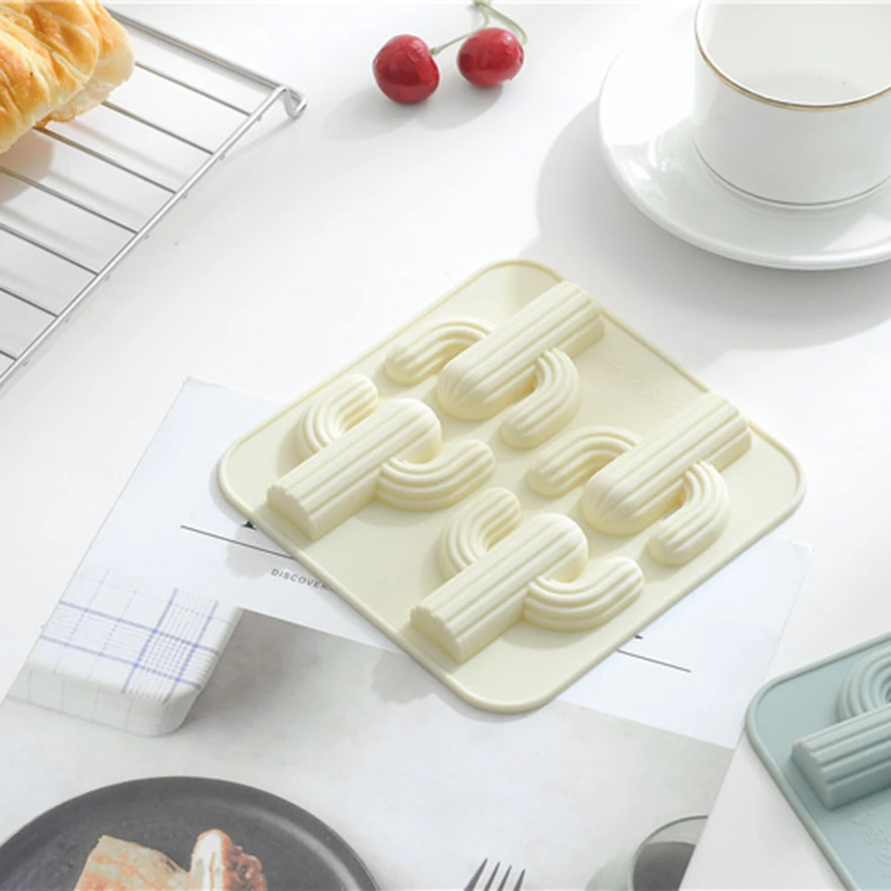 

Silicone Molds Cactus Shaped Ice Cube Trays Chocolate Mold DIY Tool Kitchen Accessories Homemade Candy Pudding Jelly Craft Non