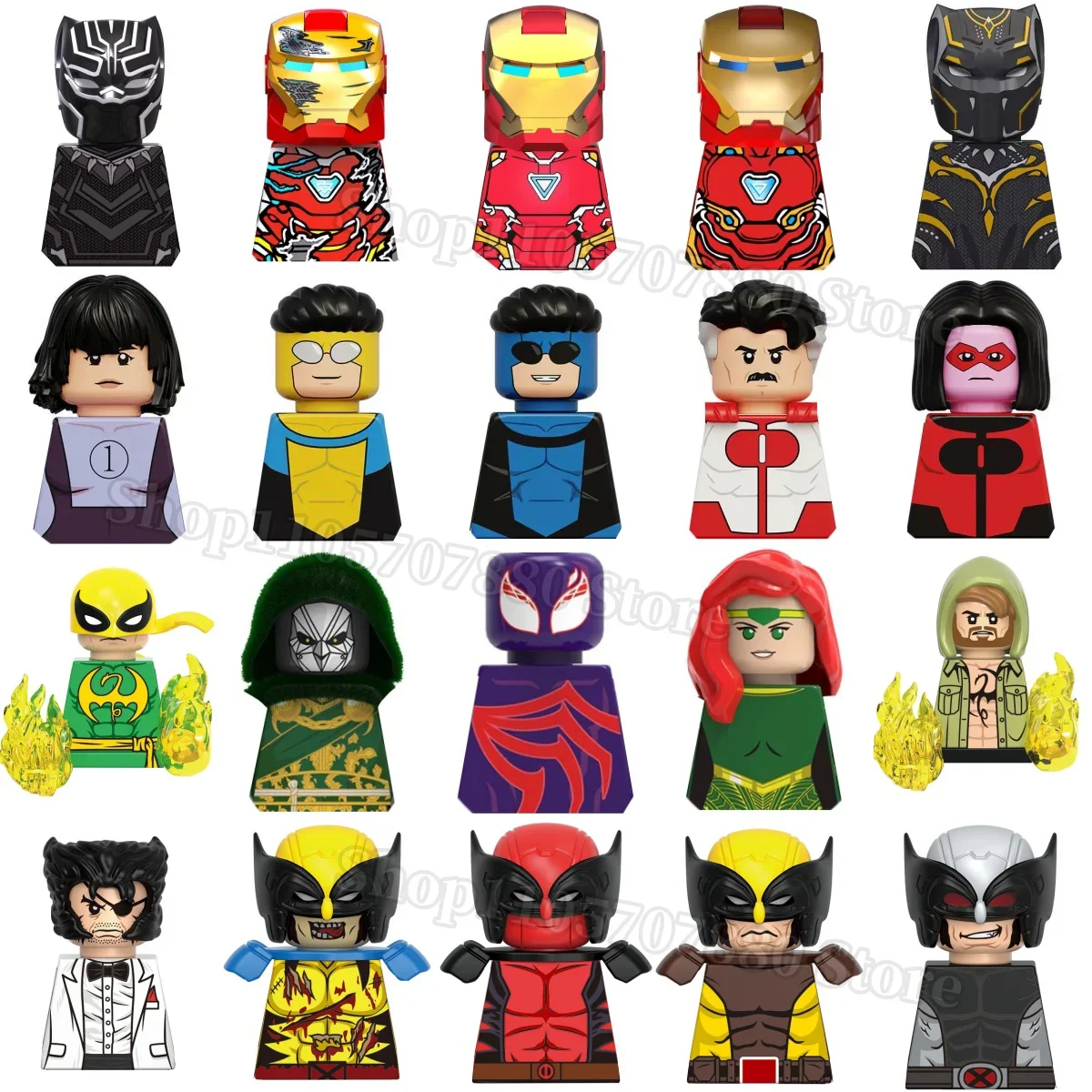 Newly launched Hot Building Blocks toys Superhero Series TV6201-6202 KDL857 Hot movie characters brick block toys holiday gift