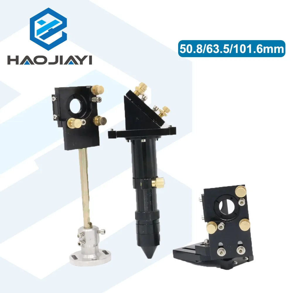 HAOJIAYI E Series Set with Old  CO2 Laser Head Focusing Lens D20mm FL50.8/63.5/101.6 Mirror 25mm for Laser Cutting Machine